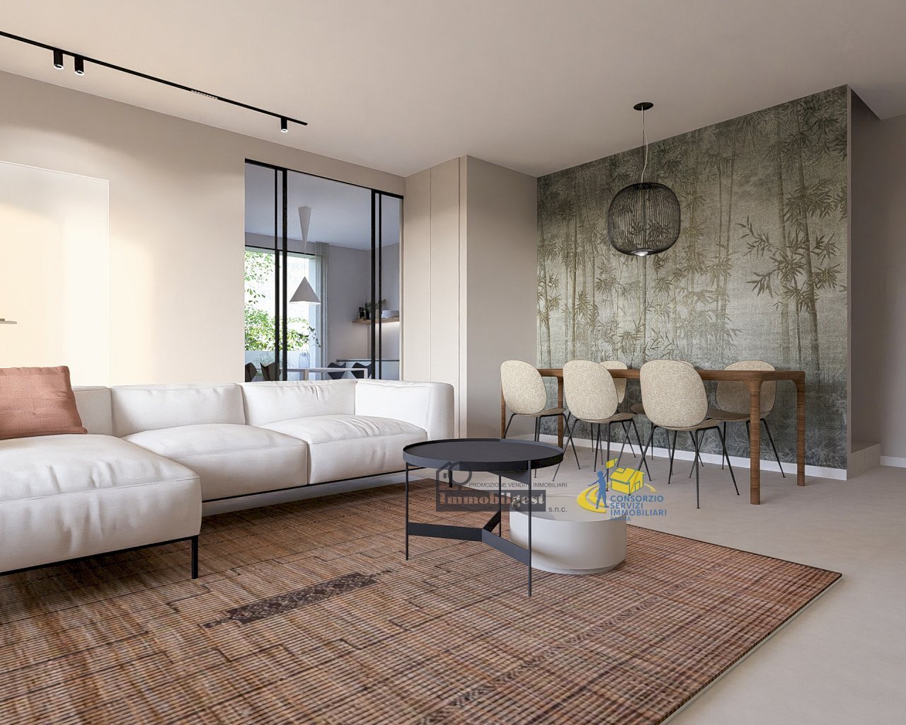 DUPLEX zona giorno 01.jpg - Appartamento Via Nicola Calipari, Parma - foto 3