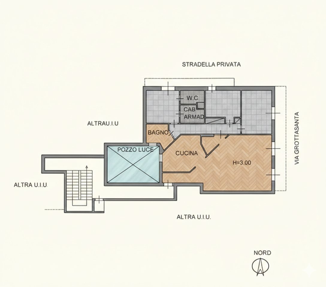 planimetria grottasanta new.png - Appartamento Via Corsica 3, Siracusa - planimetria 1