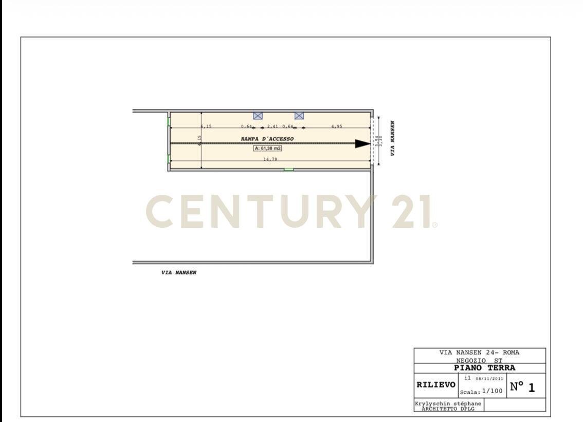 Planimetria 1.jpeg - Locale Commerciale Via Federico Nansen 24, Roma - planimetria 1