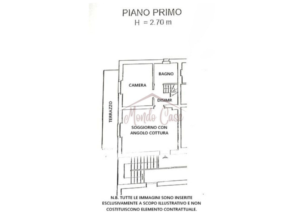Planimetria Piano Primo.png - Quadrilocale Via Antonio Gramsci 19, Santo Stefano di Magra - planimetria 1