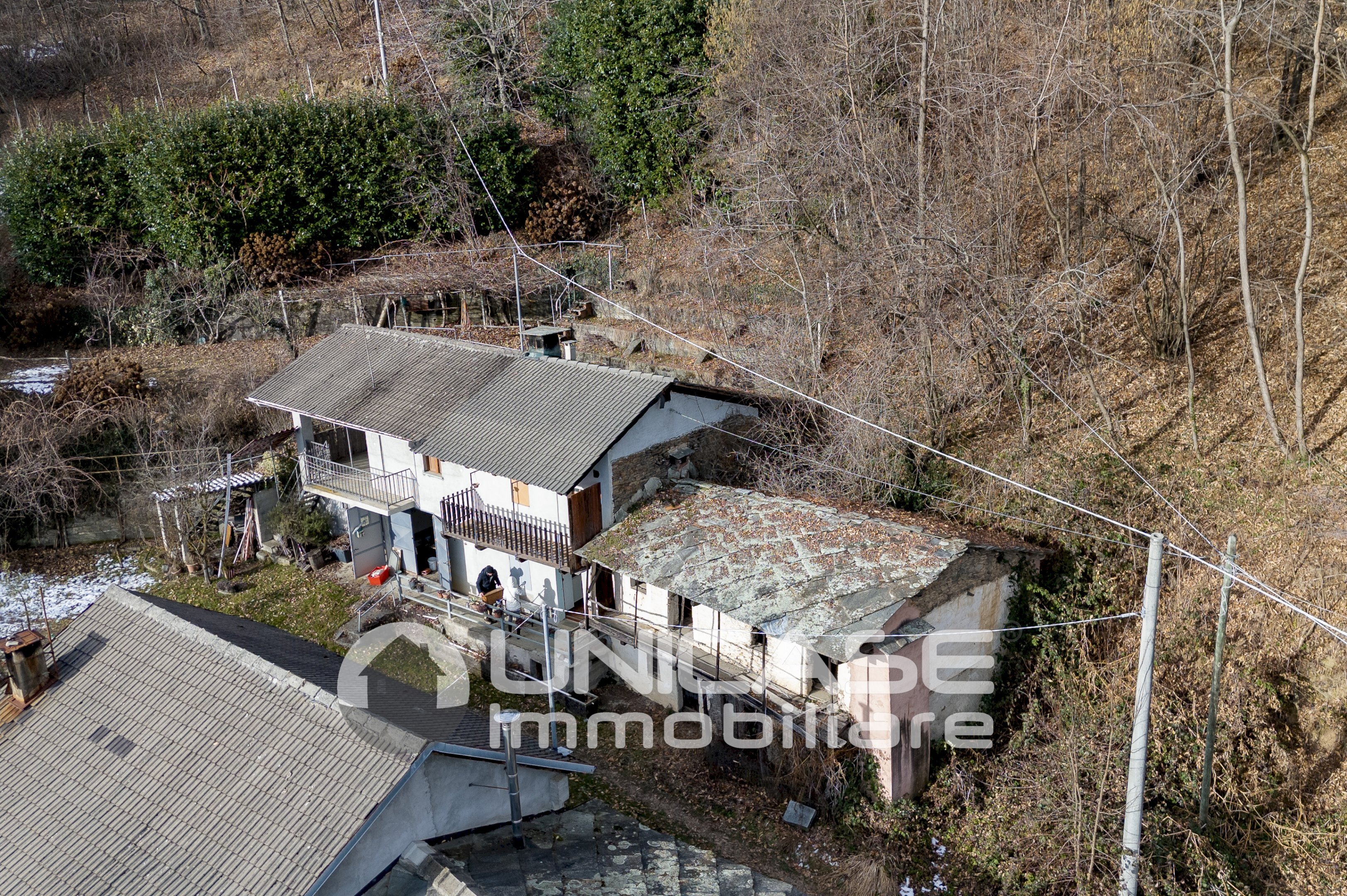 Vista - Semi-detached house Via Bergera, 163, Bagnolo Piemonte - photo 1