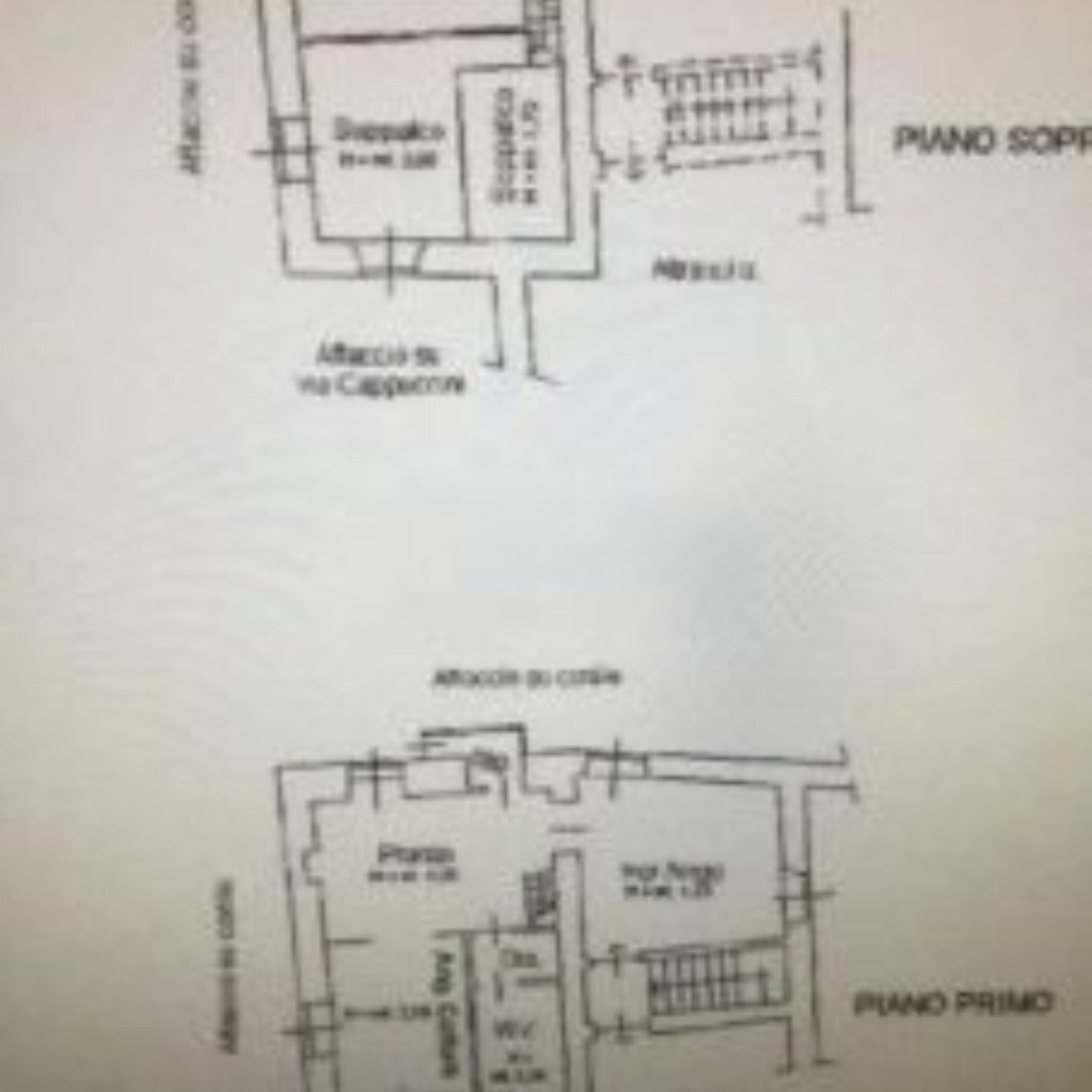 Two-room apartment Via dei Capuccini, Sanremo - floor plans 1