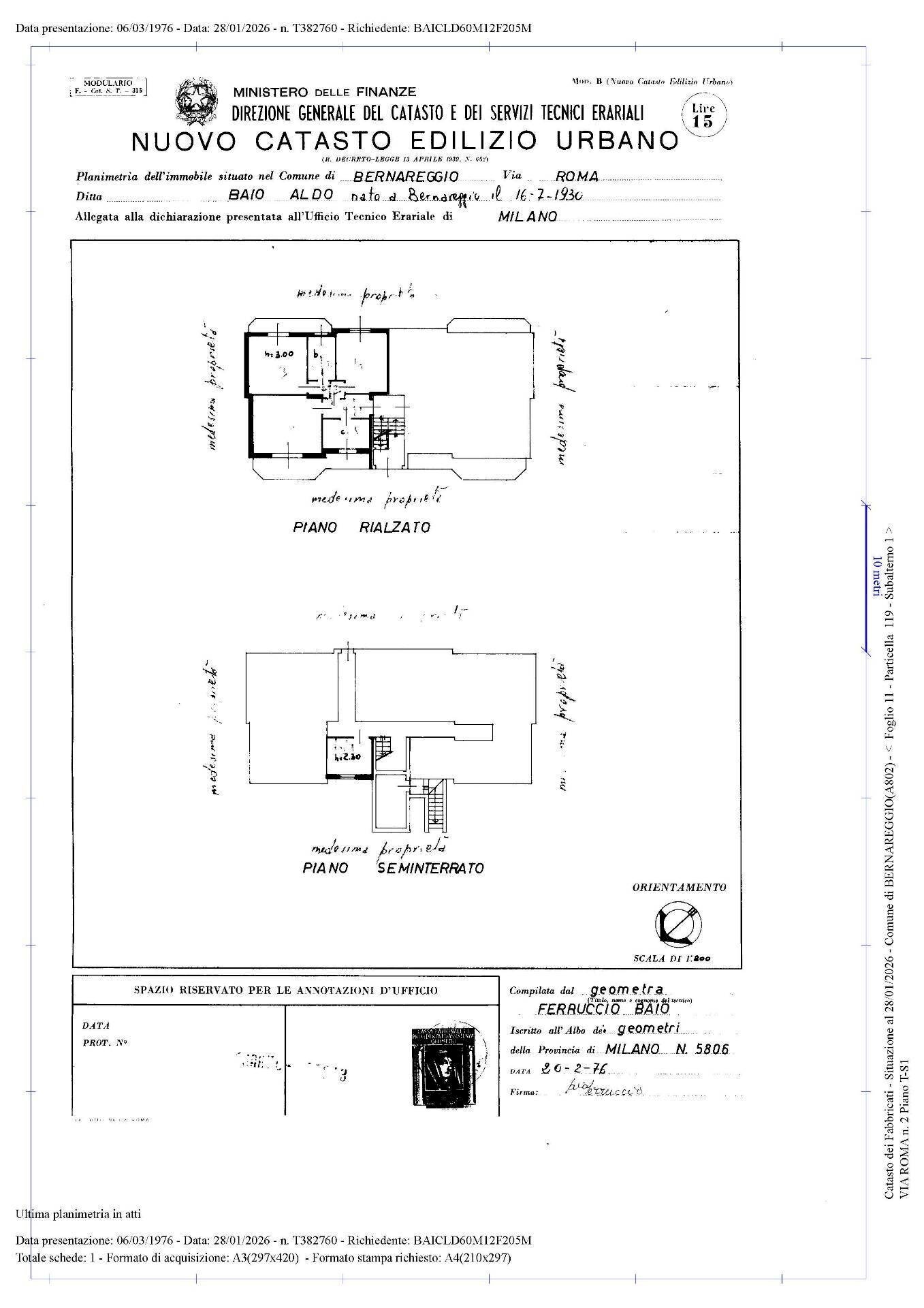 Foto 98 - Stable - Palace Roma
 
2, Bernareggio - floor plans 1
