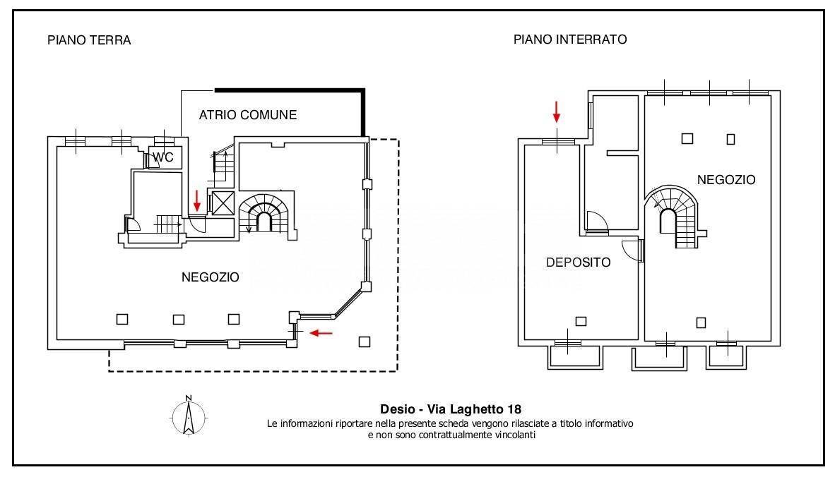 Foto 9 - Negozio Via Laghetto
 
18, Desio - planimetria 1