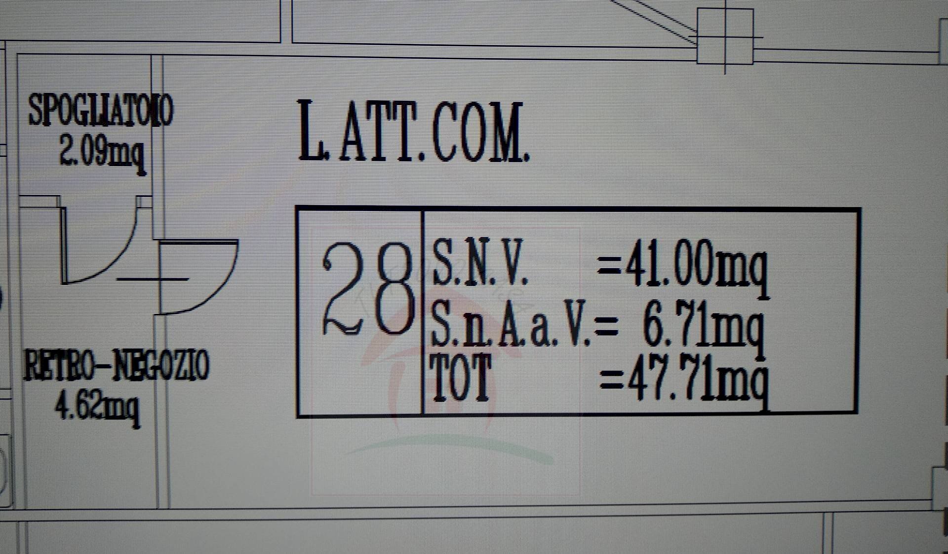 Foto 7 - Locale Commerciale Via Tamarisi
 
2, Pergine Valsugana - planimetria 1