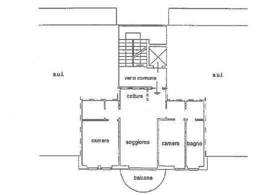 Foto 13 - Trilocale Via Curioni
 
6, Gallarate - planimetria 1