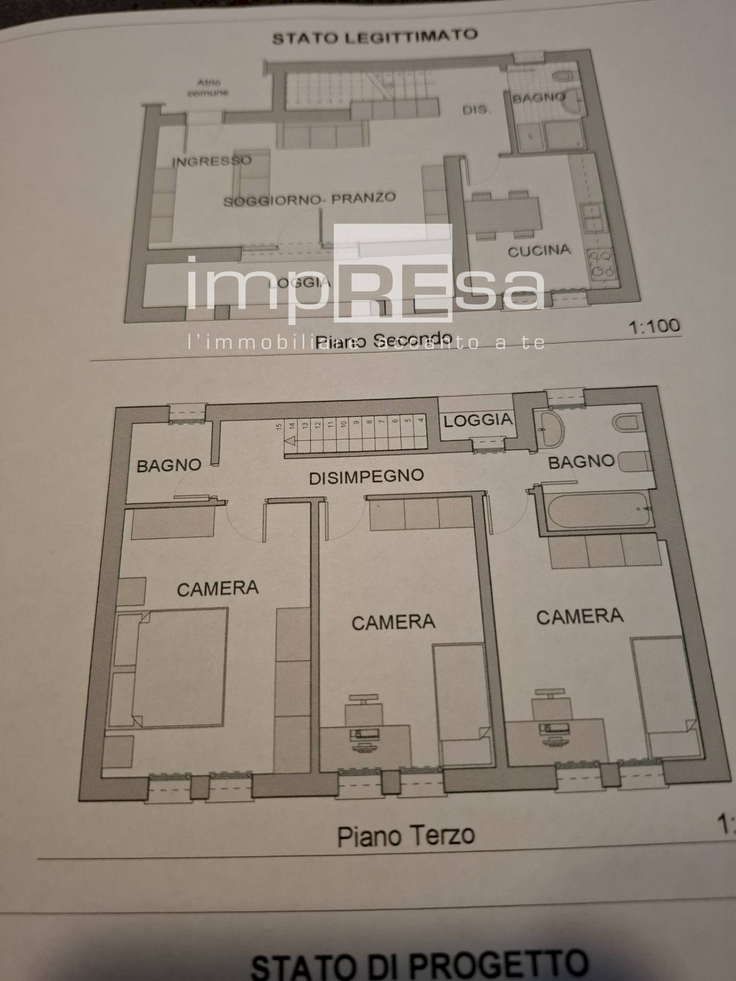 Foto 22 - Apartment VIA CARRER
 
80, Venezia - floor plans 1
