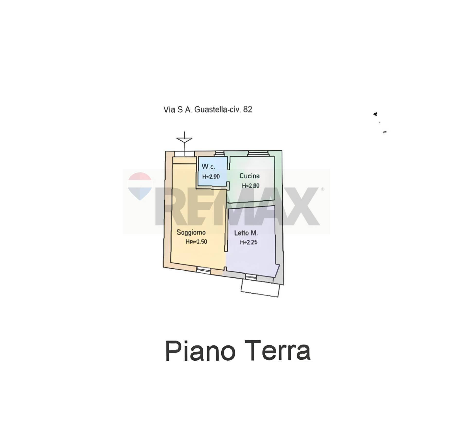 Pianta 2D - Casa indipendente via Guastella
 
82, Chiaramonte Gulfi - planimetria 1