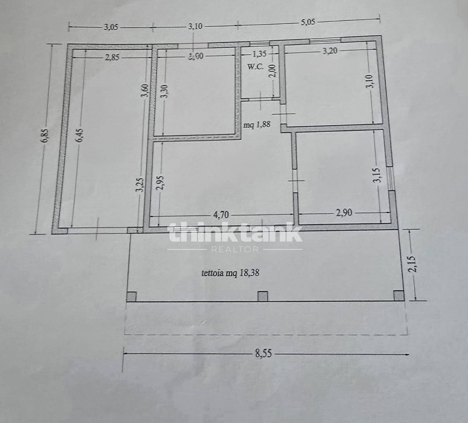 Foto 37 - Villa Via della Canapa, Ispica - floor plans 1