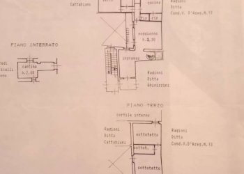 Planimetria - Four-room apartment Borgo Bosazza, 12, Parma (neighborhood Oltretorrente) - photo 12