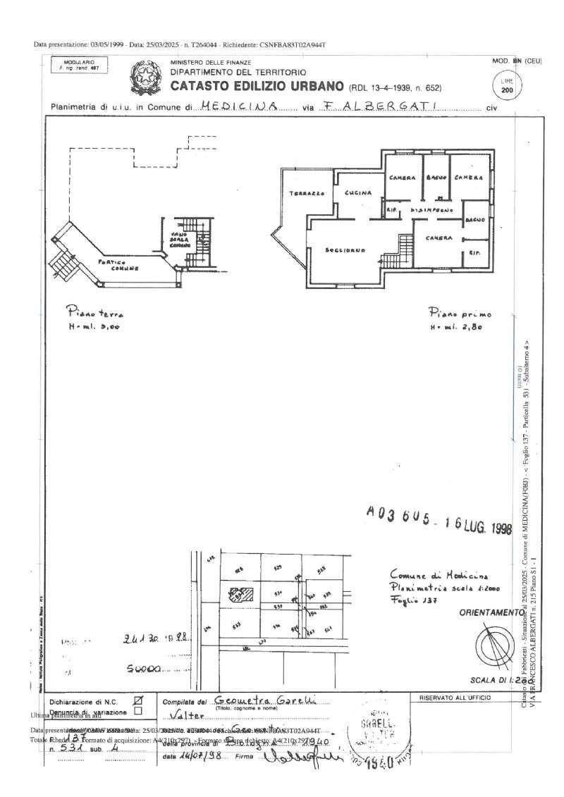 skm_c250i25102917440 - Semi-detached Villa via Albergati, Medicina - floor plans 1