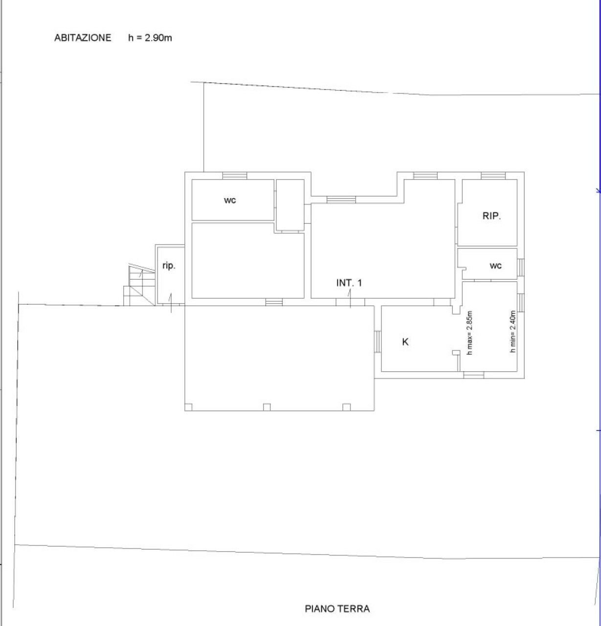 Villa via Palermo, 8, Fiano Romano - planimetria 1