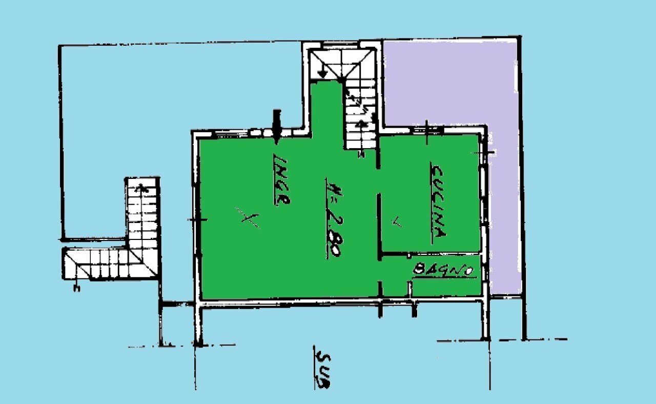 Villa via Maragona, 78, Torre De' Passeri - planimetria 1