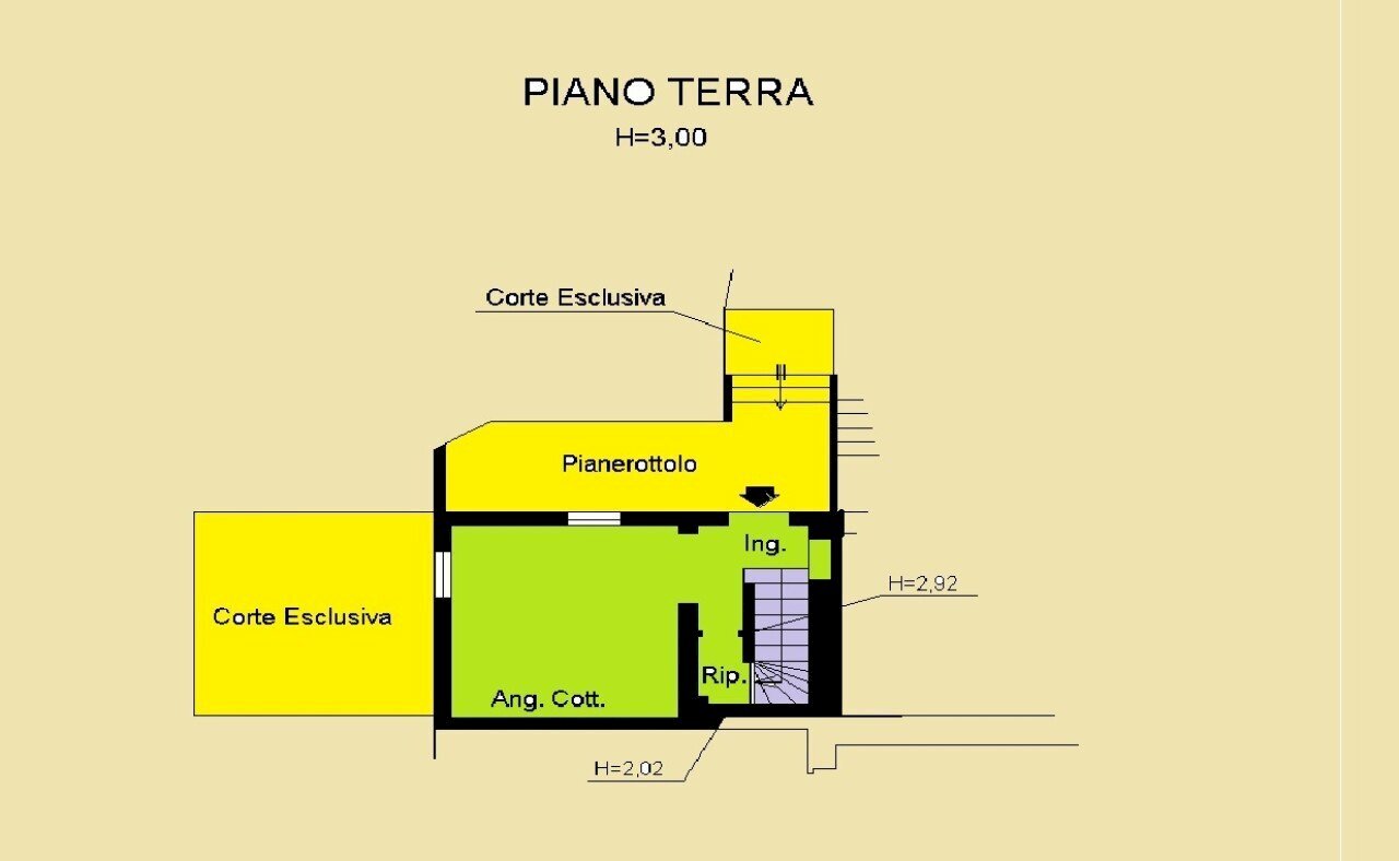 Independent house via Salvaiella, 7, Spoltore - floor plans 1