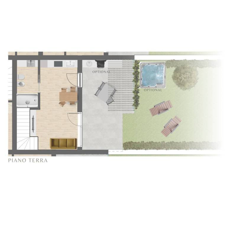Planimetria - Villa a Schiera Litoranea, Montalto di Castro - foto 3