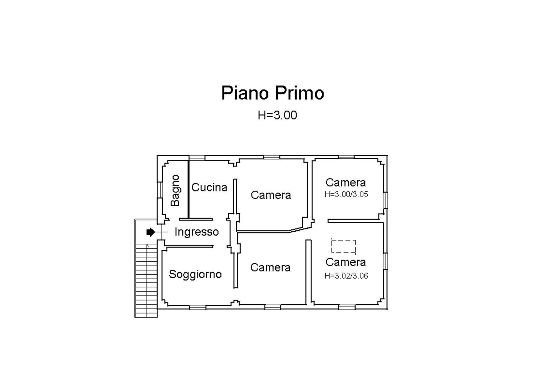 Apartment via Marco Emilio Lepido, Bologna (neighborhood Borgo Panigale) - floor plans 1