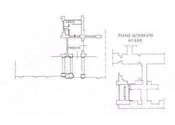 Planimetria - Shop via Ugo Bassi, Bologna (neighborhood Centro Storico) - photo 1
