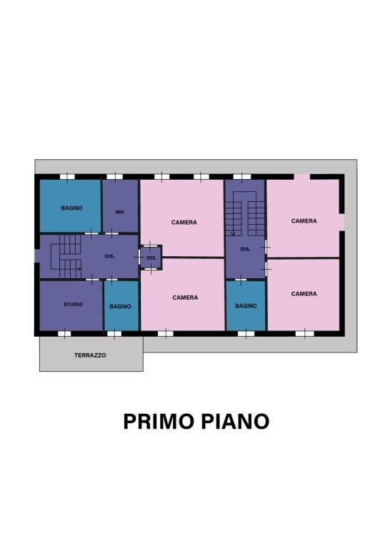 Planimetria - Villa via Palazzina, Forlì - foto 2