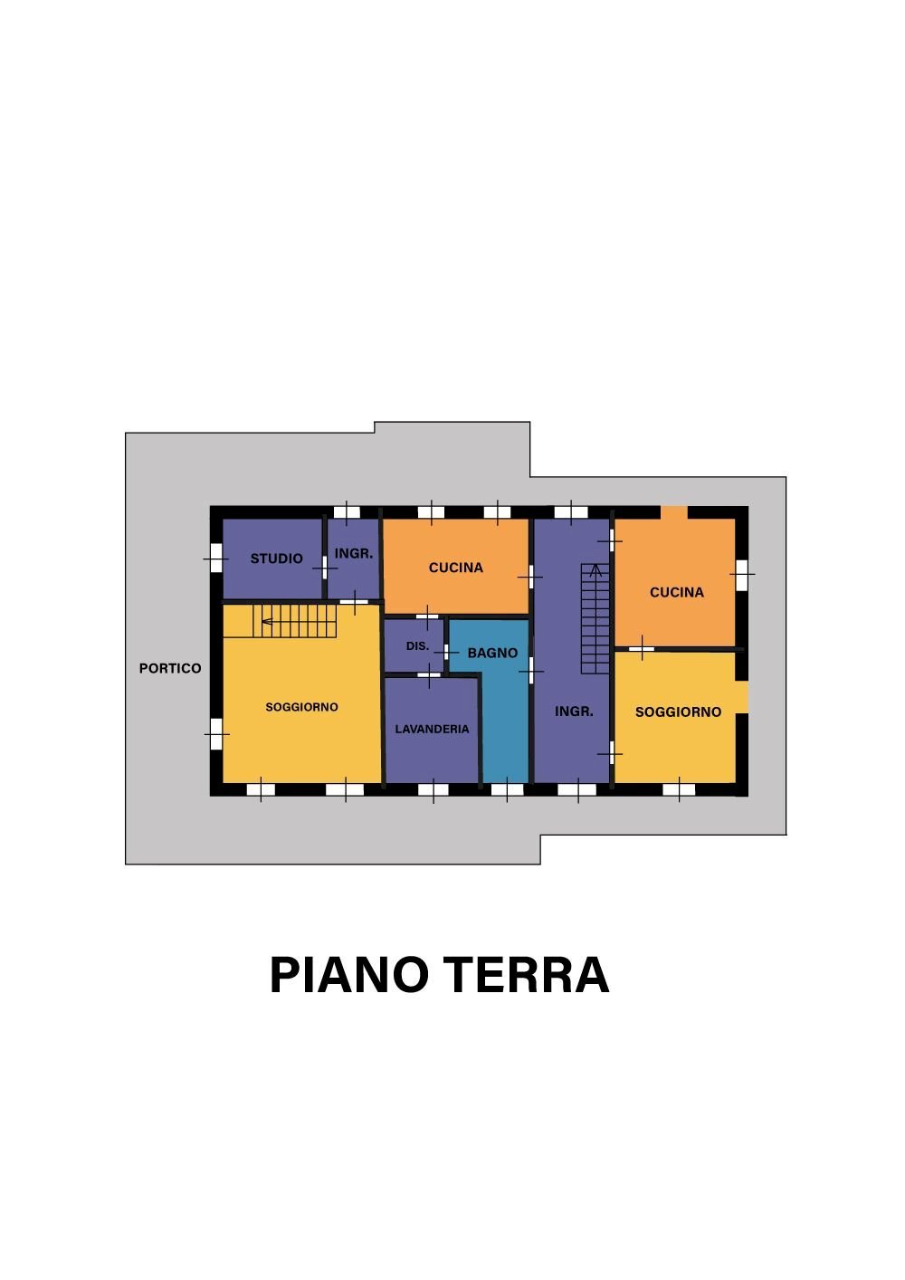 Villa via Palazzina, Forlì - planimetria 1