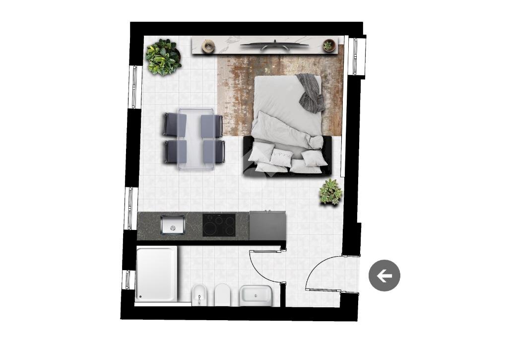 Monolocale Via Cremonino, Cento - planimetria 1