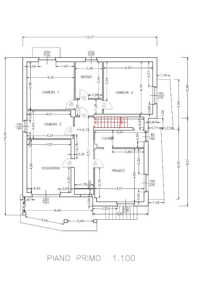 Villa Via Per Cesate, Cesate - planimetria 1