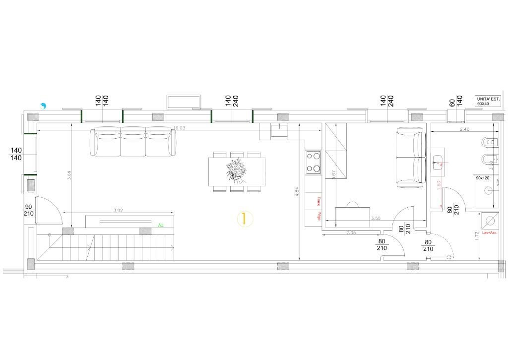 Villa a Schiera Via Alessandro Litta Modignani, Milano (zona Bovisasca) - planimetria 1