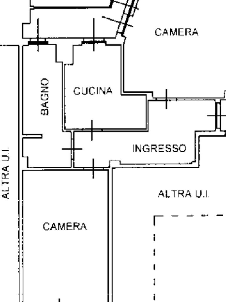 Three-room apartment Via Borgaro, Torino - floor plans 1
