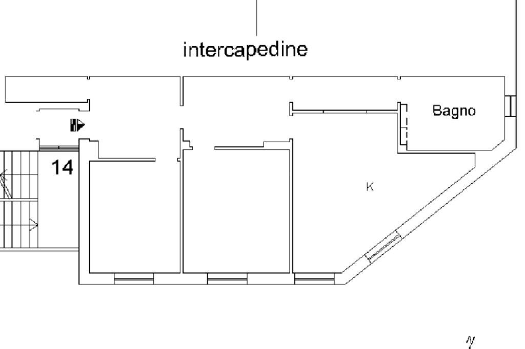 Appartamento Via la Spezia, Genova (zona Sampierdarena) - planimetria 1