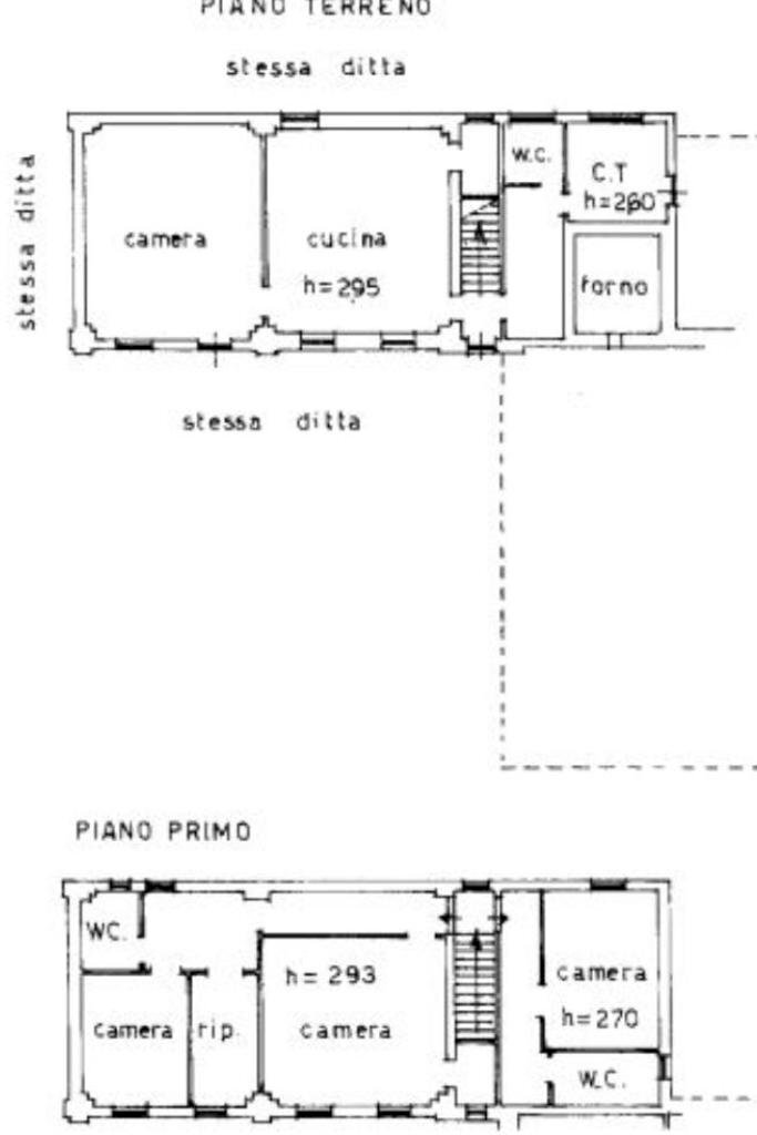 Attività Commerciale Azienda Vitivinicola Via alle Fontane, Ponzano Monferrato - planimetria 1
