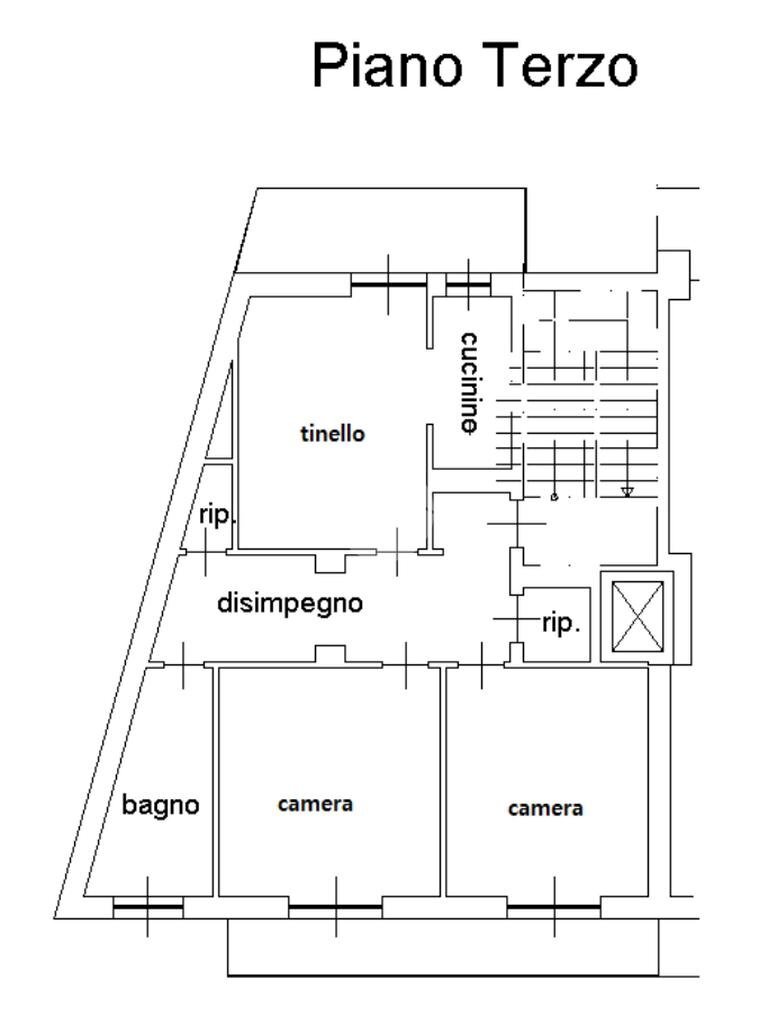 Trilocale Piazza della STAZIONE, Brandizzo - planimetria 1