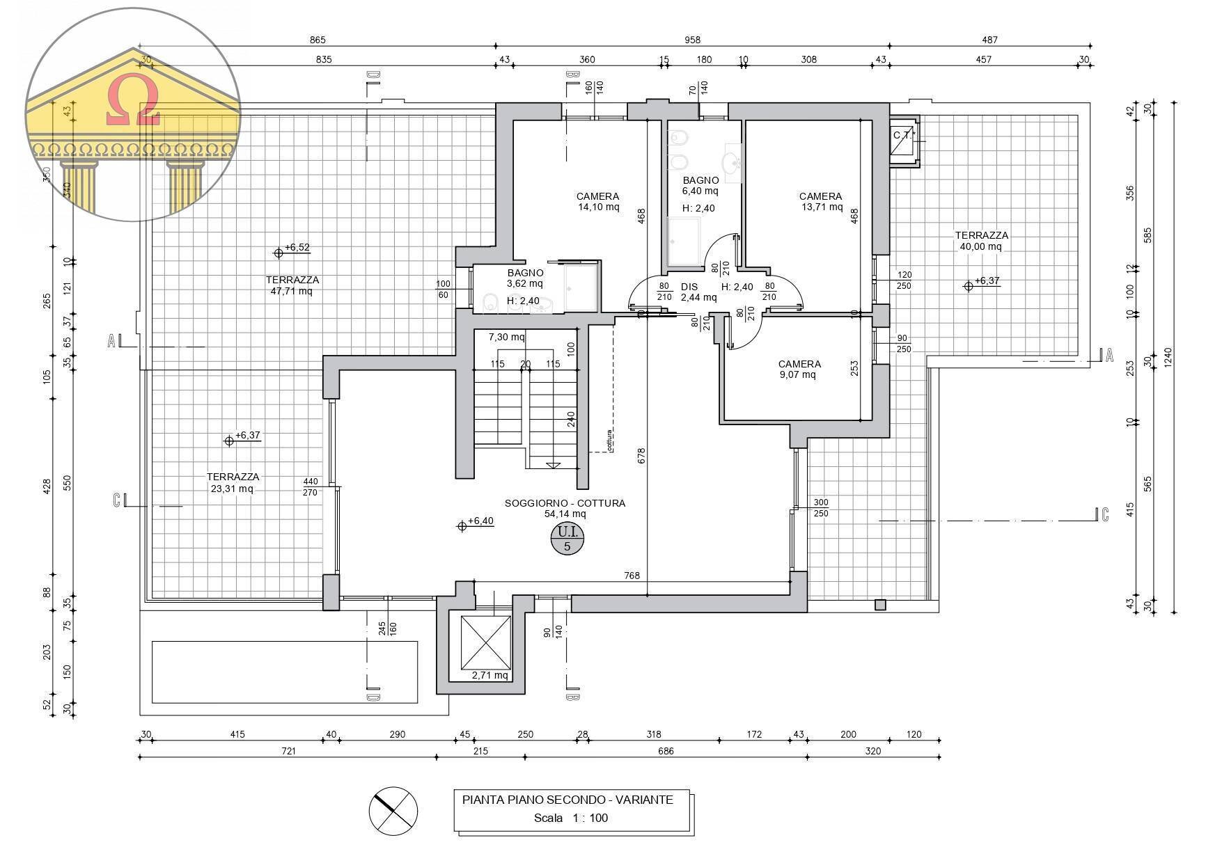 Foto 49 - Attico Ponzano Veneto - planimetria 1