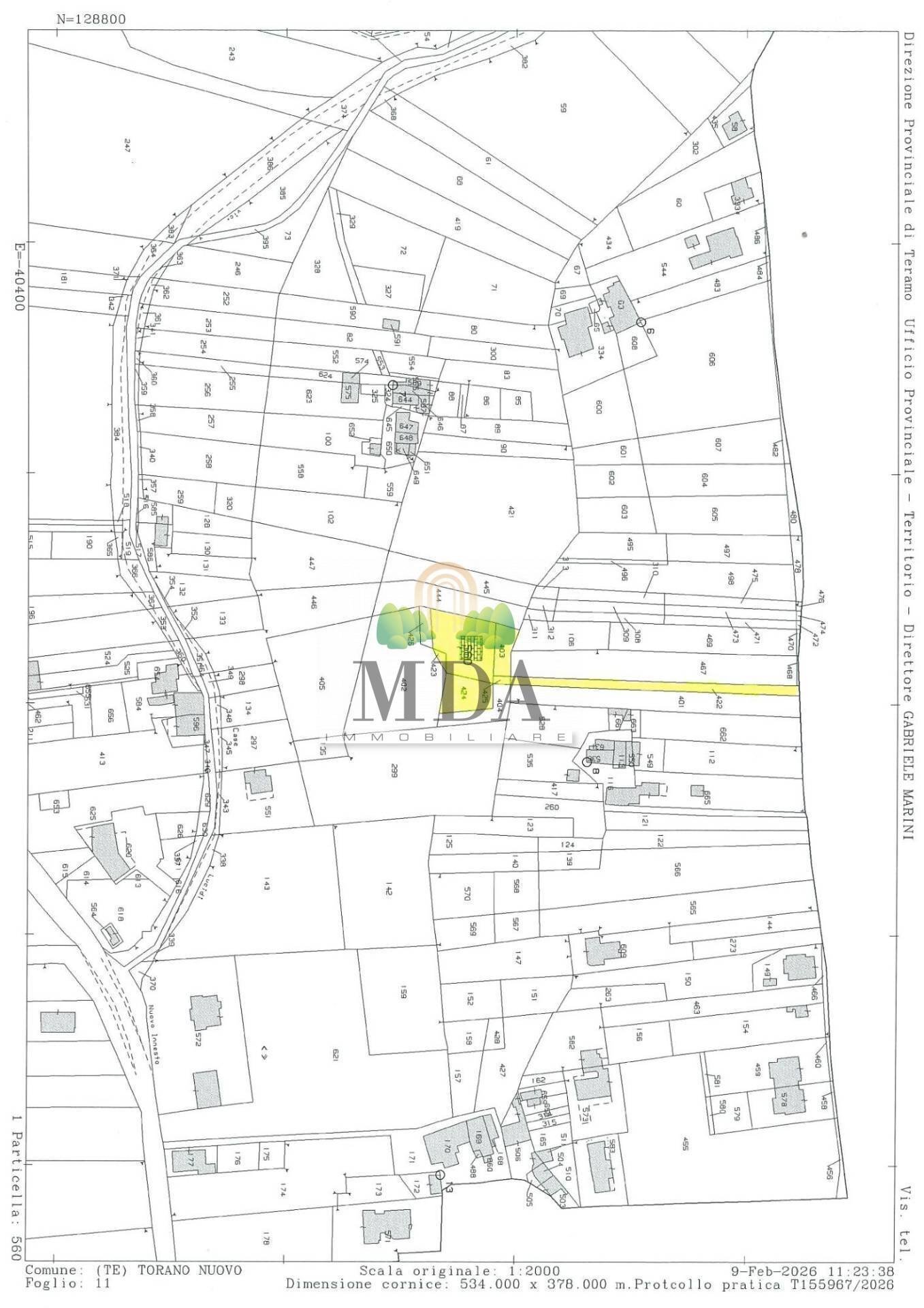 Foto 44 - Casa indipendente Case Lucidi, Torano Nuovo - planimetria 1