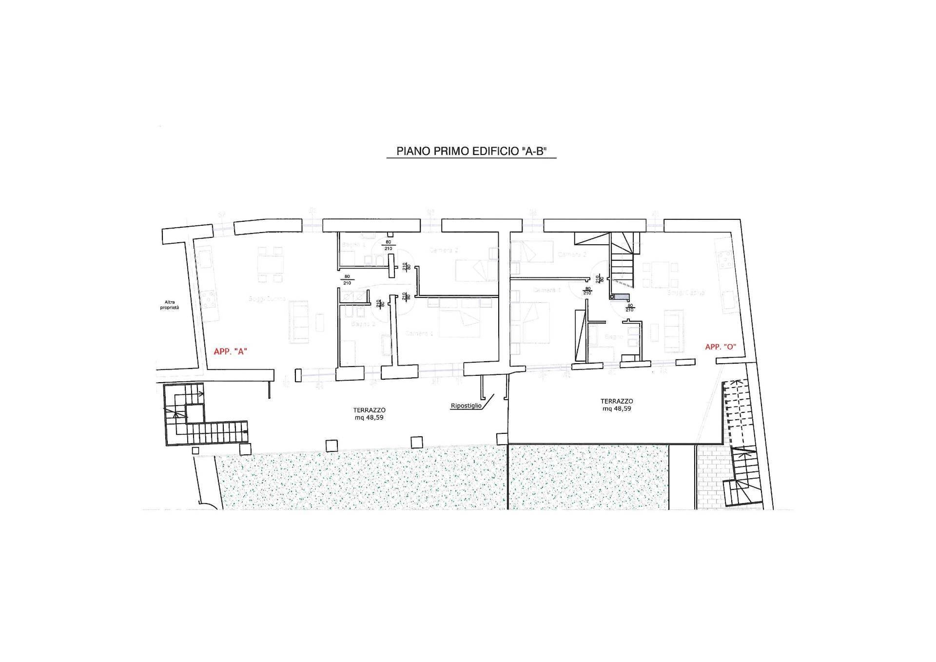 Foto 20 - Trilocale via vittorio veneto
 
1, Madone - planimetria 1