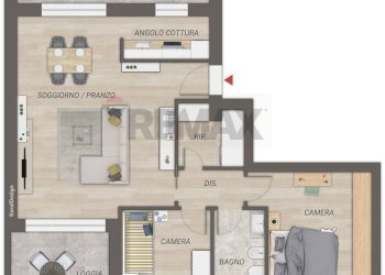 Pianta 2D - Three-room apartment Via Tasso
 
nc, Bitritto - photo 2