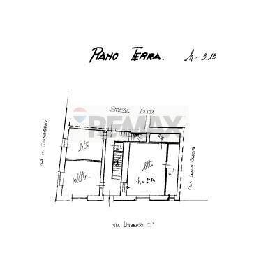 Pianta 2D - Casa semi indipendente VIA    UMBERTO PRIMO
 
25, San Michele di Ganzaria - planimetria 1