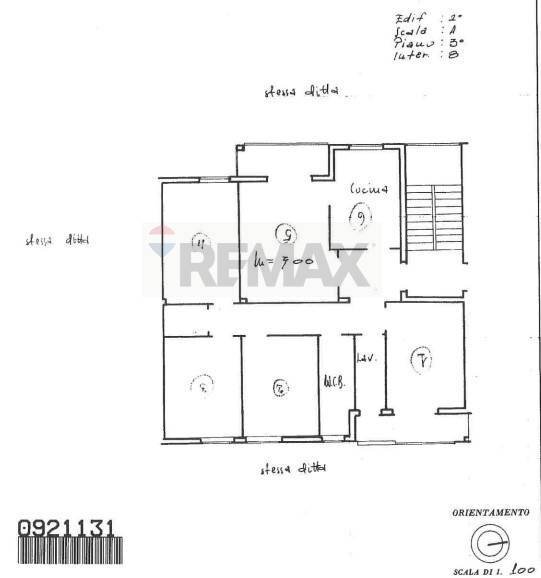 Pianta 2D - Appartamento via Pietro Aretino
 
4, Acireale - planimetria 1