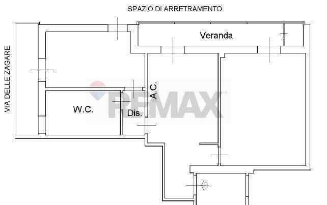 Pianta 2D - Four-room apartment Via Paladino
 
36, Giardini-Naxos - floor plans 1