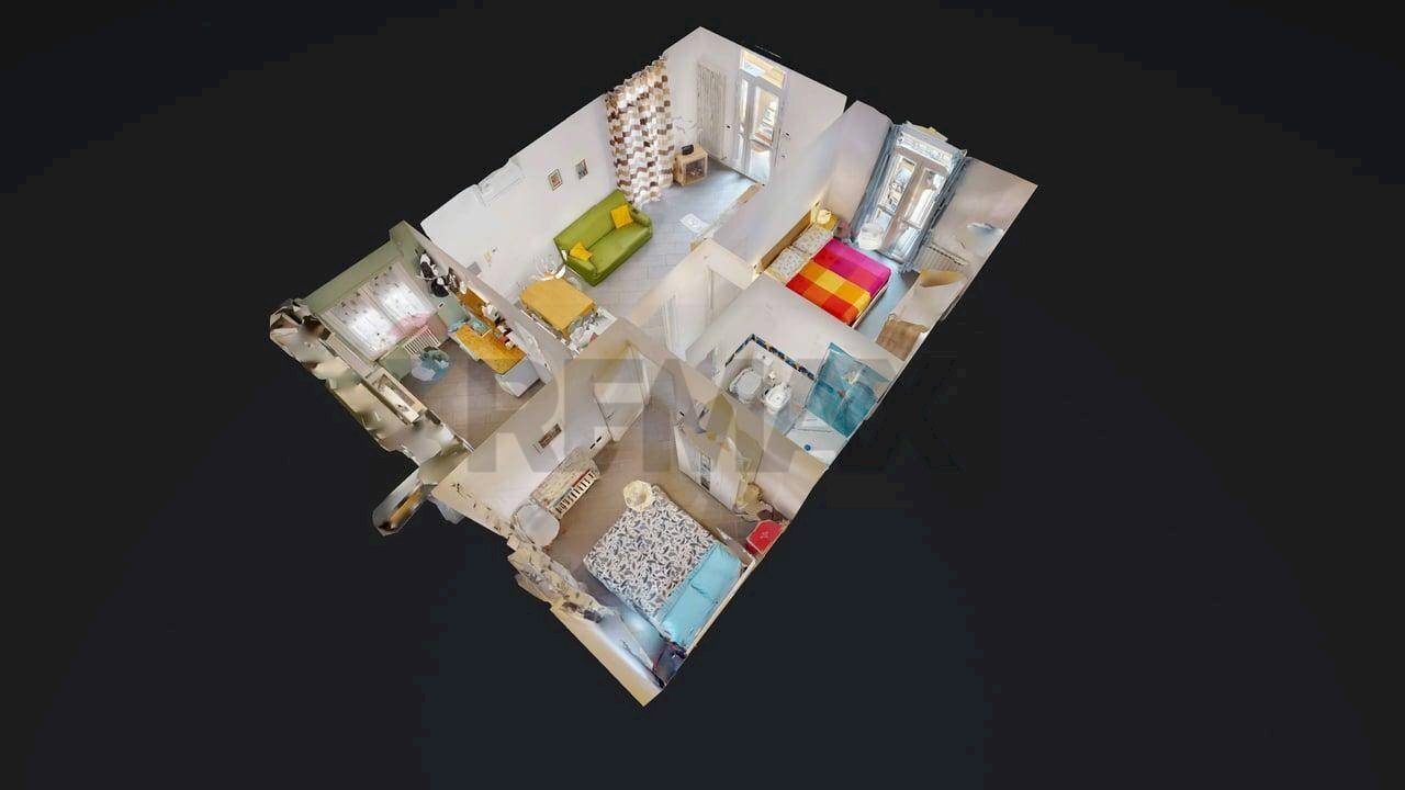 Pianta 3D - Quadrilocale via toti
 
13, Viareggio - planimetria 1