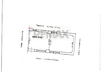 Pianta 2D - Magazzino via Montebianco
 
13, Letojanni - foto 2