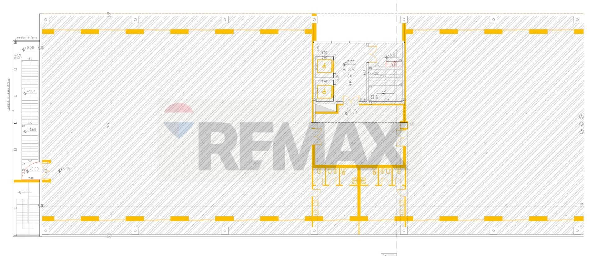 Pianta 2D - Commercial Premises via San Marco, Boltiere - floor plans 1