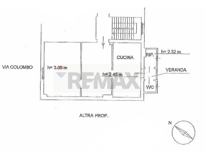 Pianta 2D - Bilocale Viale Cristoforo Colombo
 
18, Ancona - planimetria 1