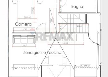 Pianta 2D - Bilocale Milano - foto 13