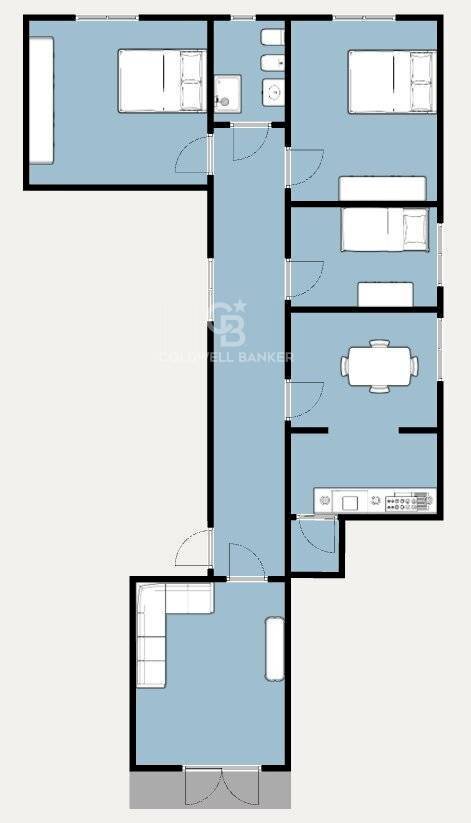 Foto 27 - Three-room apartment Via G. Marconi, Campo nell'Elba - floor plans 1