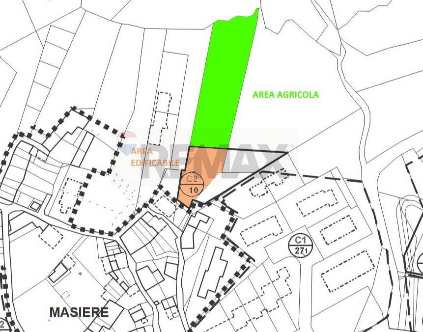 Pianta 2D - Building land Contrada Masiere
 
Snc, Possagno - floor plans 1
