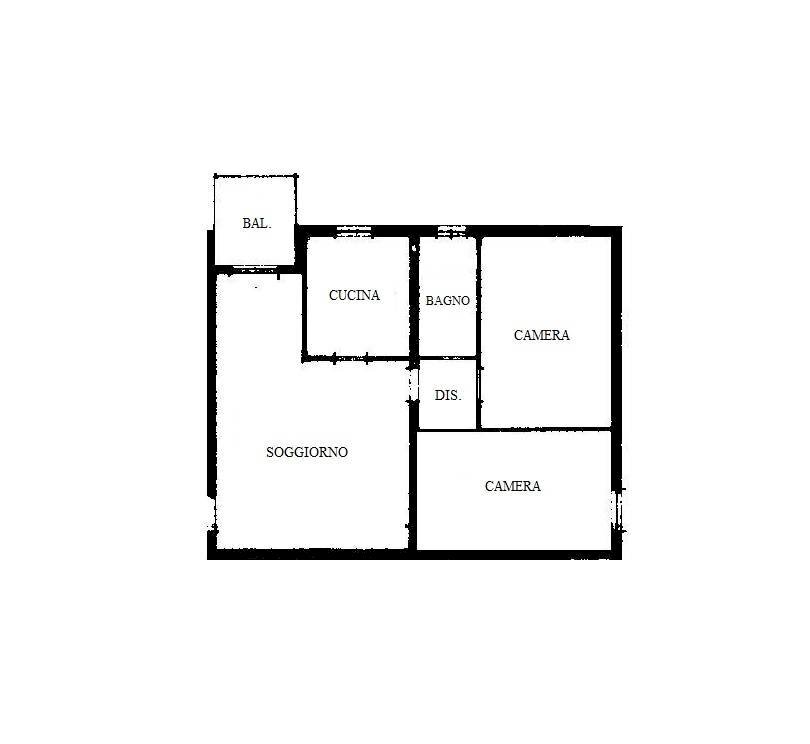 Foto 23 - Trilocale Via Fratelli Cairoli
 
25, Castelfranco Emilia - planimetria 1