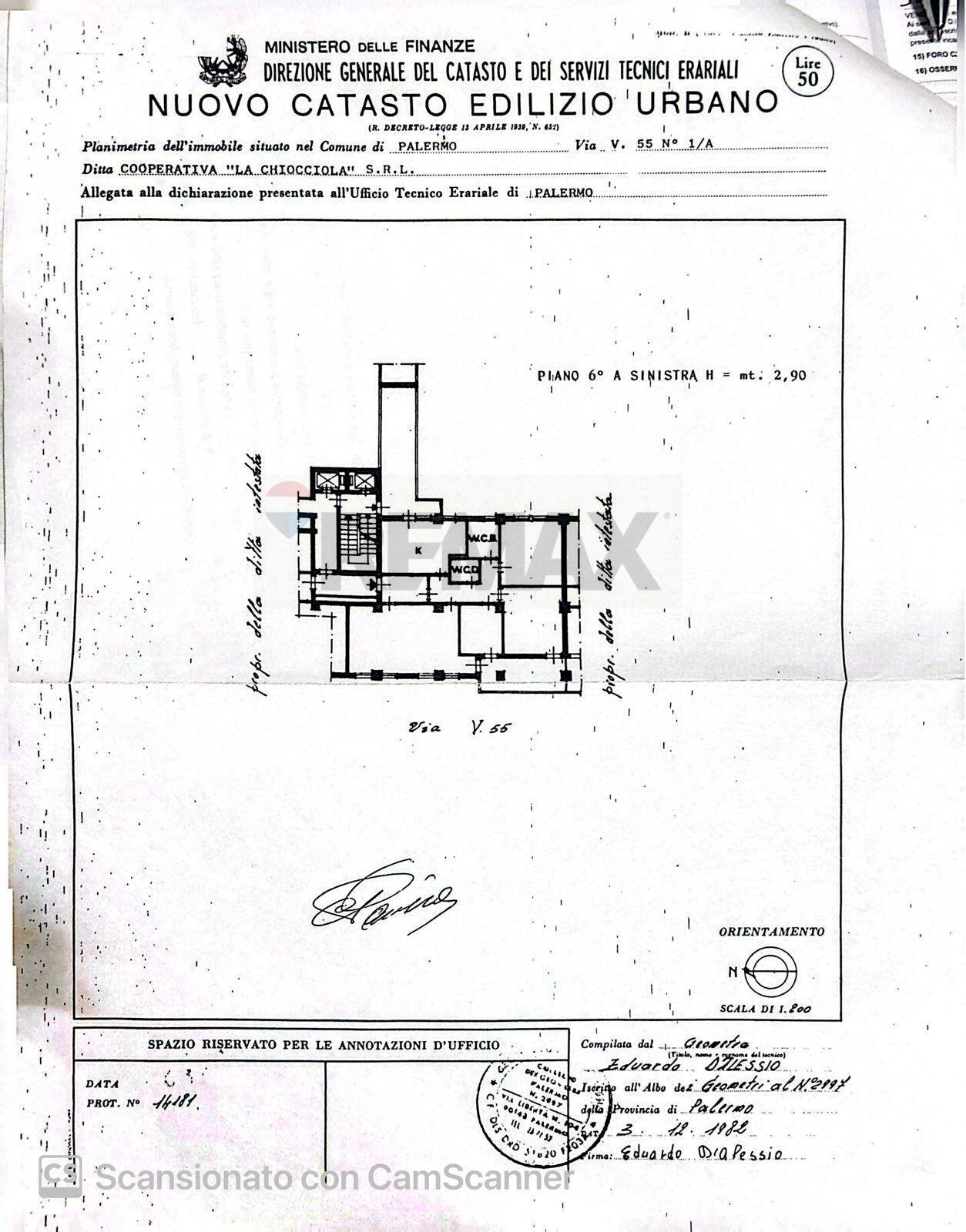 Pianta 2D - Quadrilocale Via Dell' Antilope
 
14, Palermo - planimetria 1