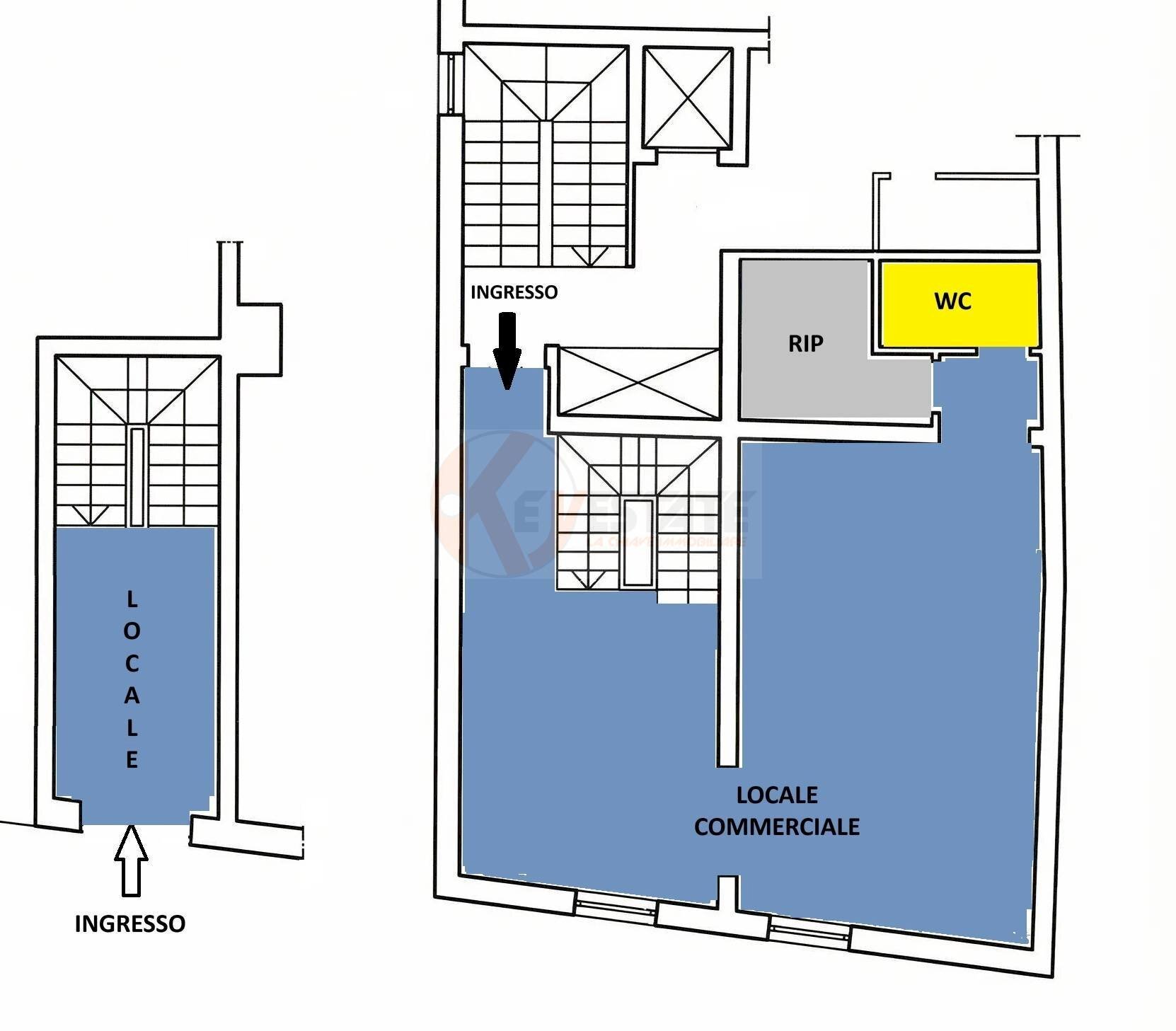 Foto 19 - Locale Commerciale Largo Ittiri
 
4, Sassari - planimetria 1