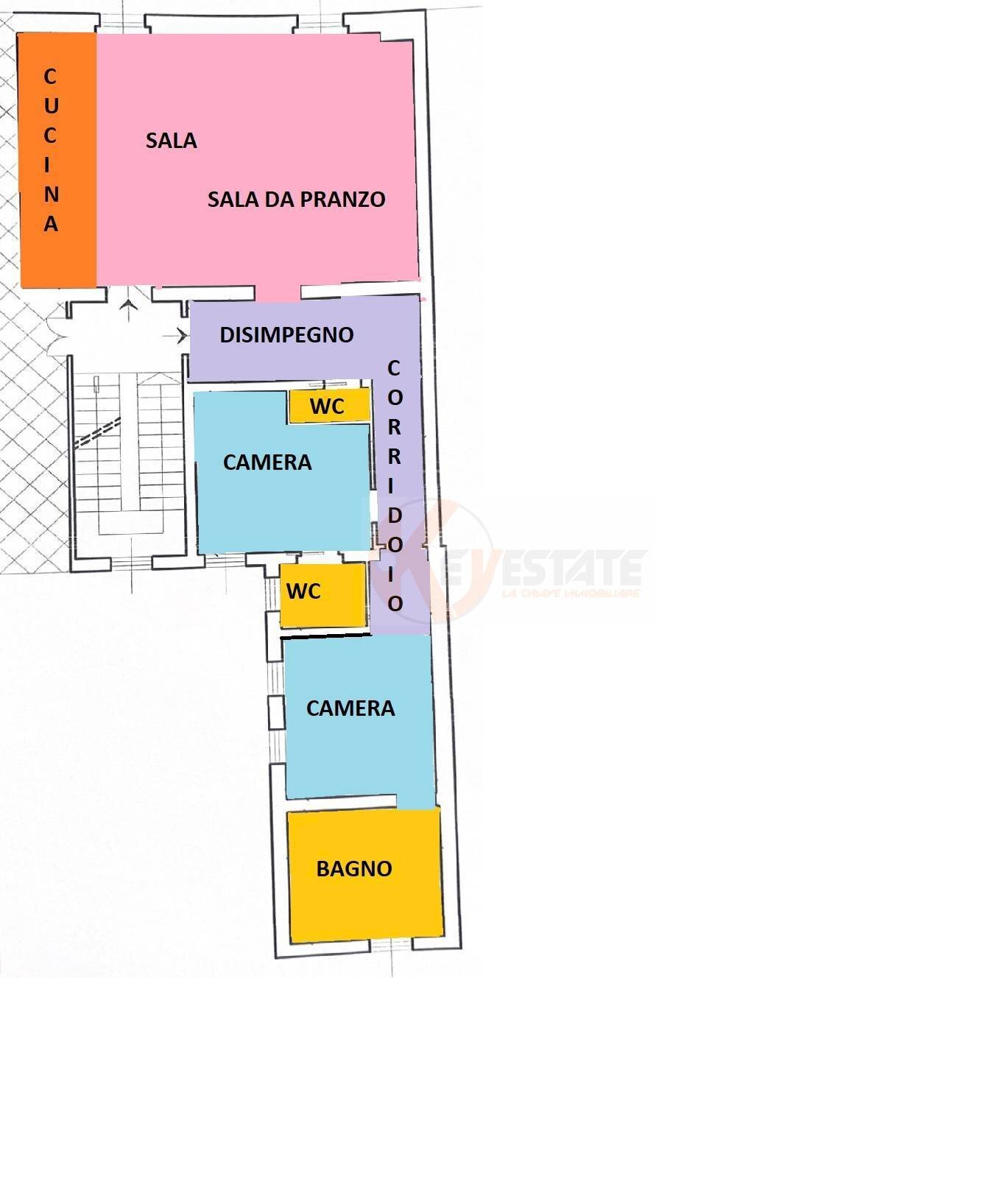 Foto 47 - Appartamento Via Garibaldi
 
5, Alghero - planimetria 1