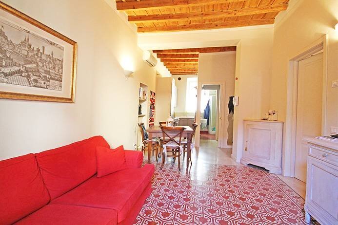 Soggiorno - Bilocale via Pignolo
 
116, Bergamo - foto 2