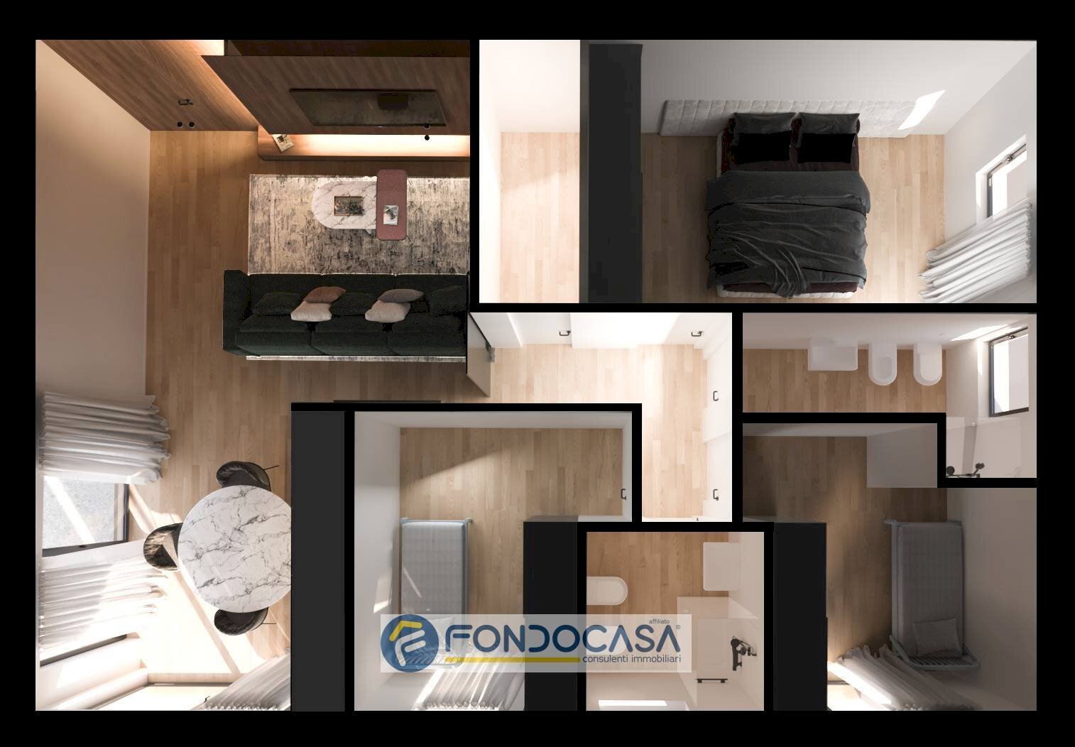 Foto 3 - Trilocale Via G.Sagliano
 
16, San Marcellino - foto 3